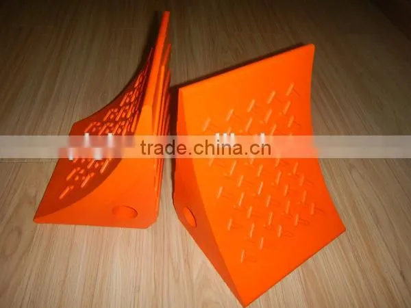 trailer tire polyurethane wheel chock