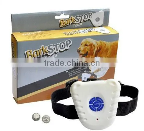 Ultrasonic Dog Anti Stop Barking Control Collar Vibrate Trainner Device