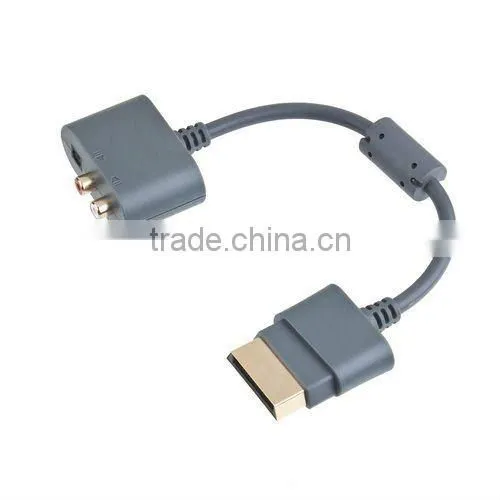 Optical Audio Adapter For XBOX 360 Slim HDMI AV RCA R/L Cable Gaming