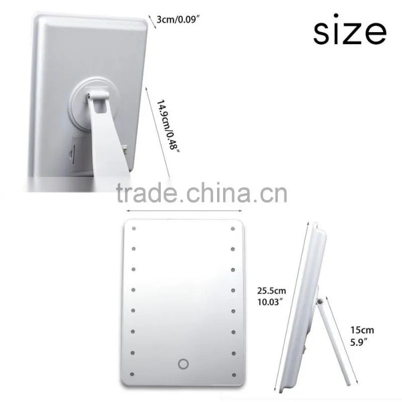 16 LED Light Makeup Mirror
