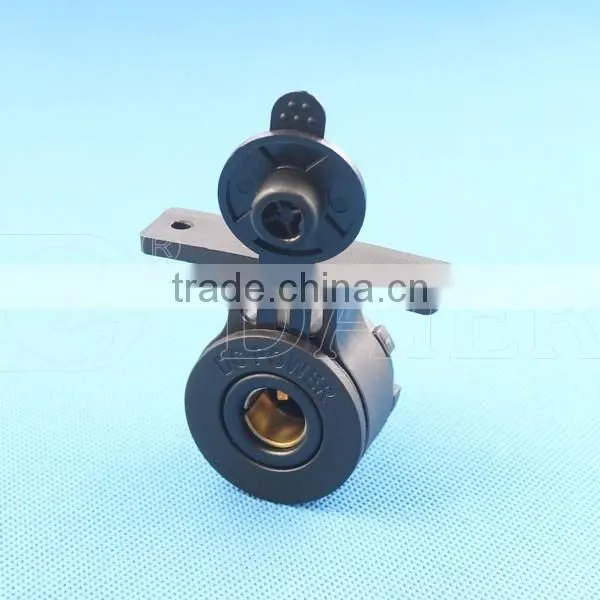 12V DC Merit Power Socket Outlet With Bracket Surface Mount