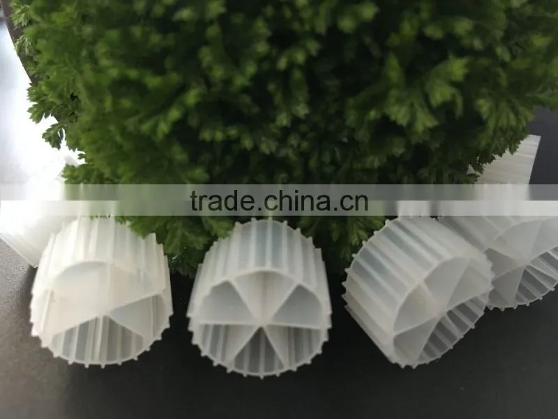 Moving Bed Fish Farm Bio Filter Media/plastic pack media for aquarium small pond filters