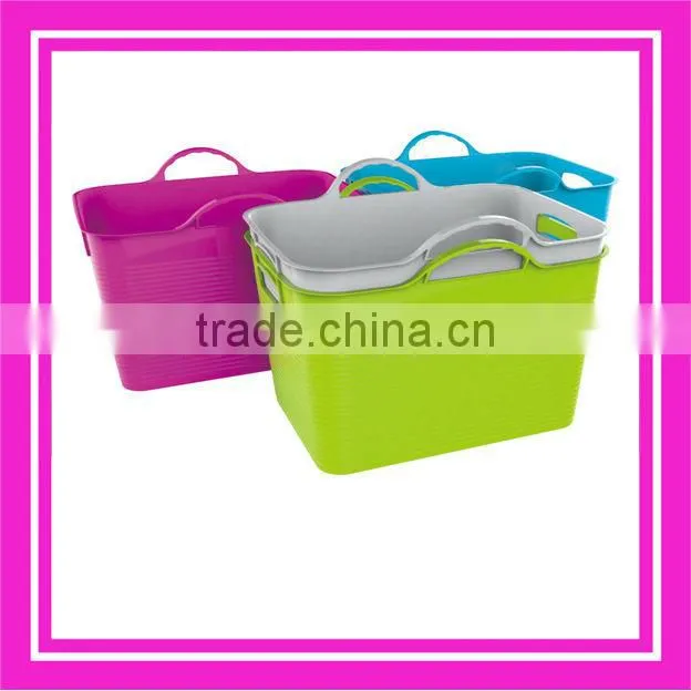 plastic laundry basket