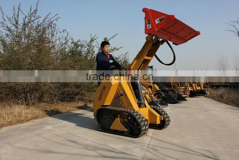 mini tracked skid steer loader with mini dozer blade,Kohler engine,26hp for sale