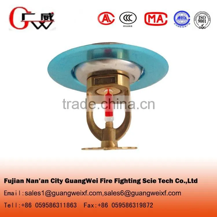 Fire sprinkler hidden camera for fire fighting system