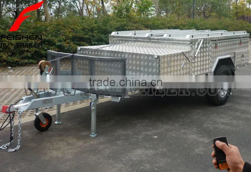 Off Road Front Forward Hard Floor Travel Trailer Caravan 4X4 4WD Camper Trailer C12S