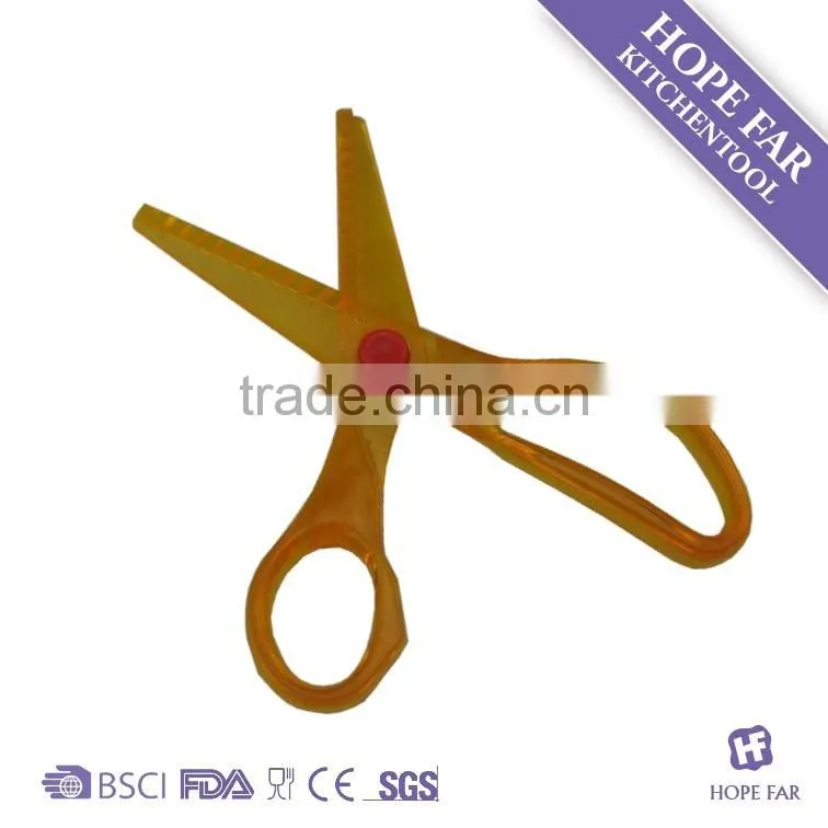 K836 Promotional light weight plastic children's toy shears