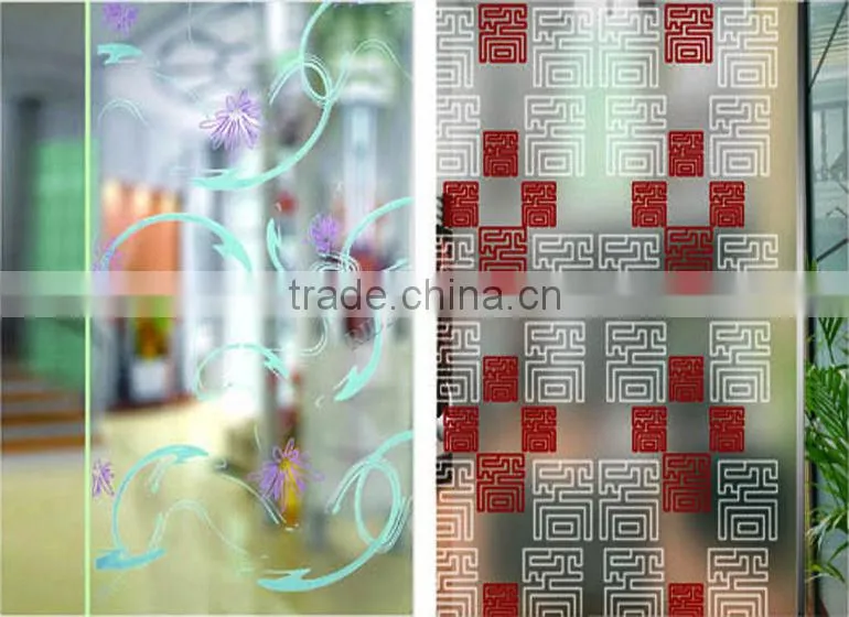 3-19mm Colored Textured Decorative Glass