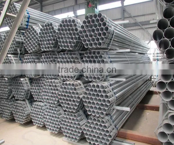 ZINC COATED CONSTRUCTION PIPE /STEEL PIPE/ TUBE