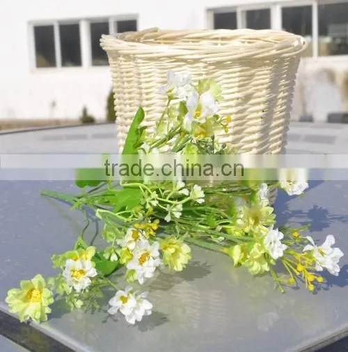 Wholesale White Wicker flower basket From Manufacturer