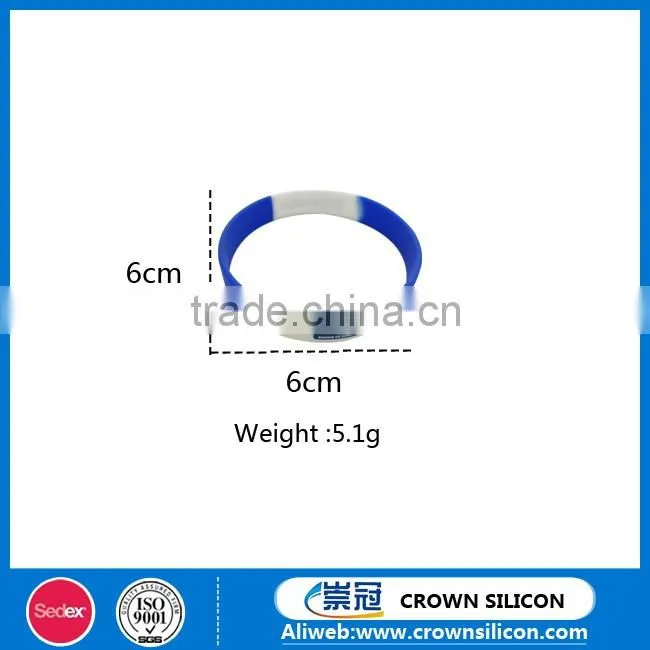 Personalized Fashion Silicone Bracelet, Customized Logo Silicone Bracelets