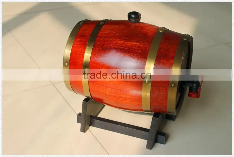 High quality luxury new arrival handmade unfinished wooden wine barrel