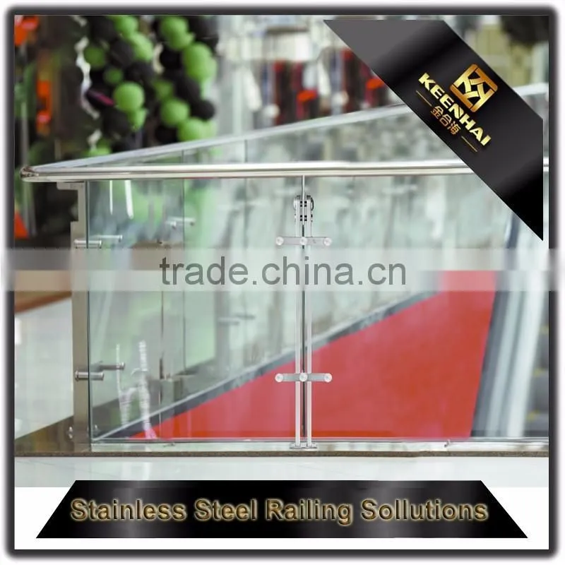 Outdoor Design Balcony Terrace Stainless Steel Balustrade with Glass