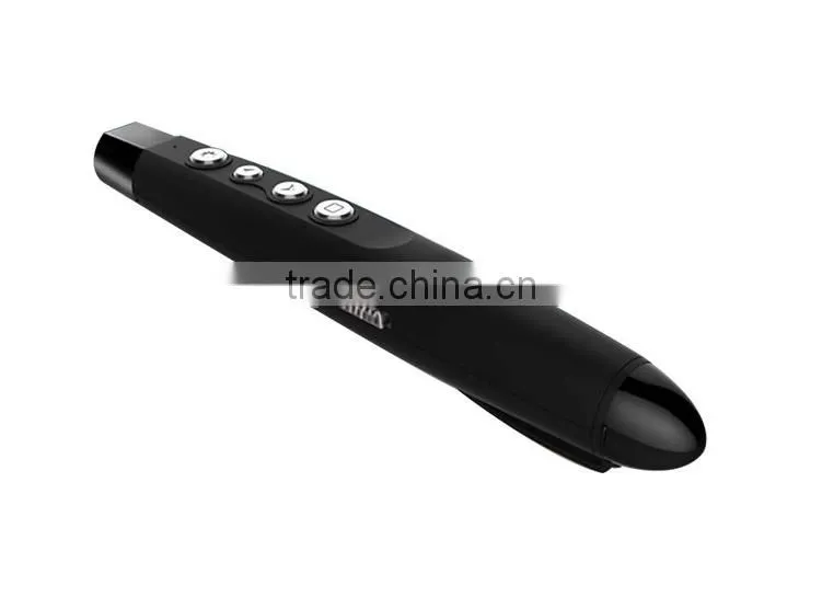 Best-selling Wireless USB PPT Laser Pointer Multifunctional Presentation Red Laser Pointer Good Office Partner For Wholesale