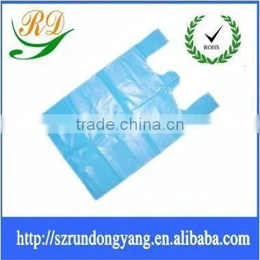 biodegradable plastic garbage bag on roll/degradable hdpe or ldpe rolling bag