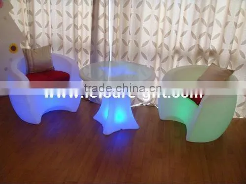 FO-8552 LED bar chair,led RGB hotel sofa,light chair