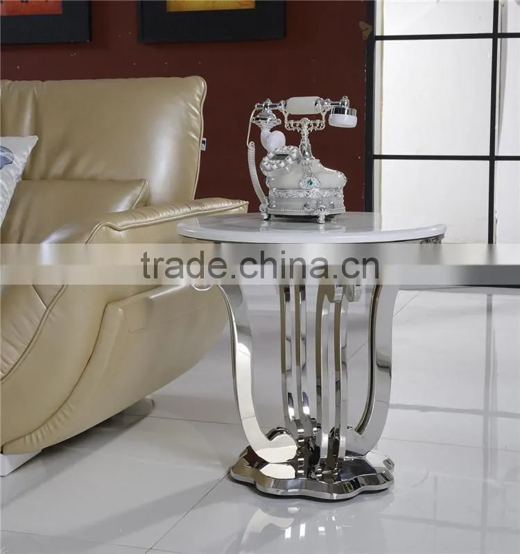 2014 New and elegant desgin round marble coffee table B1066