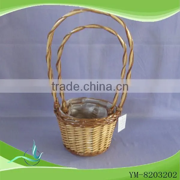new product willow basket hot selling with handle