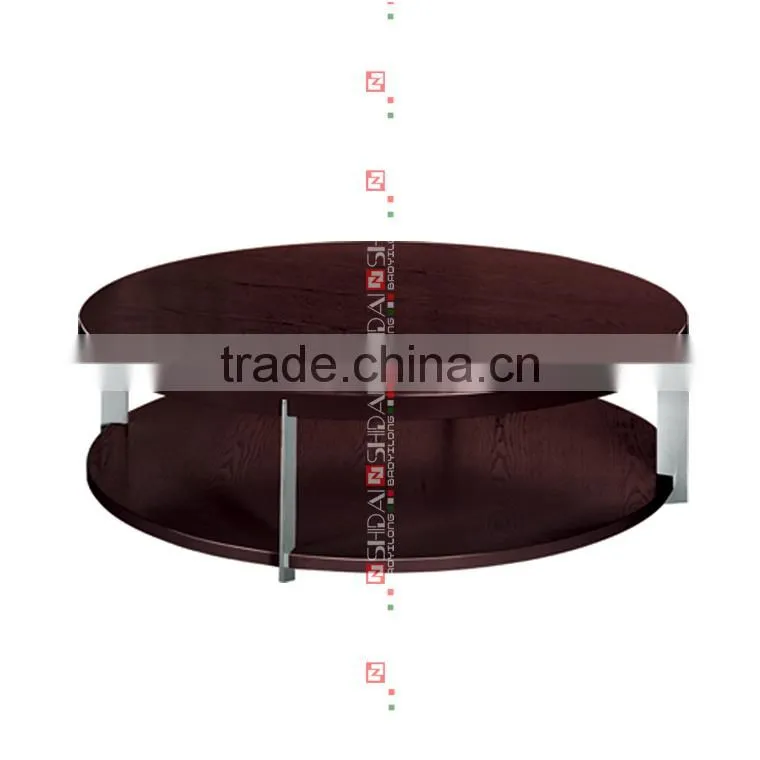 Ebony Lacquer Modern Round Coffee Tables TA33A