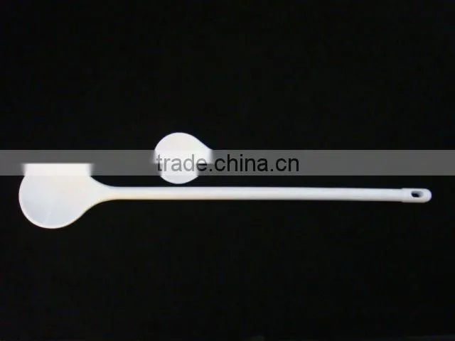 white melamine soup spoon