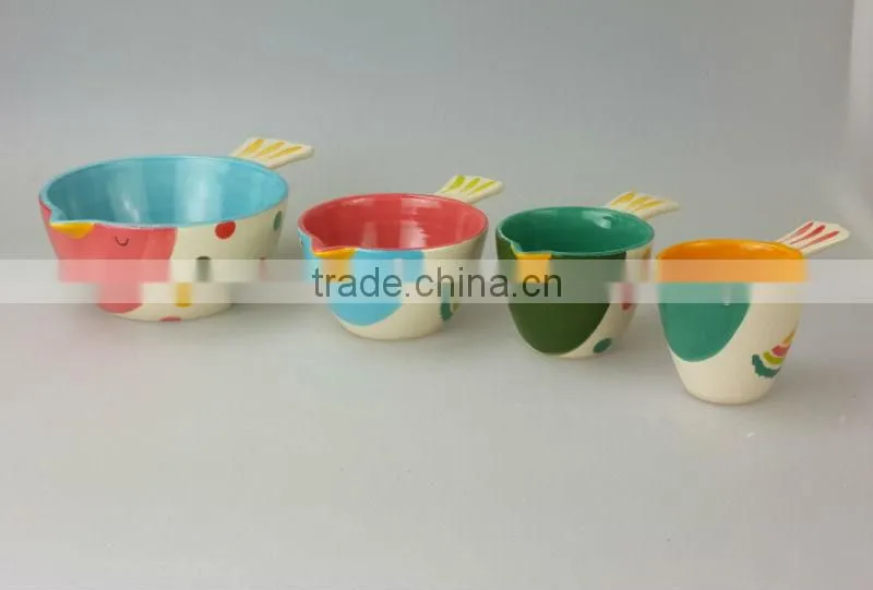 BT5 CERAMICS wholesale bird shape Ceramic measuring cups