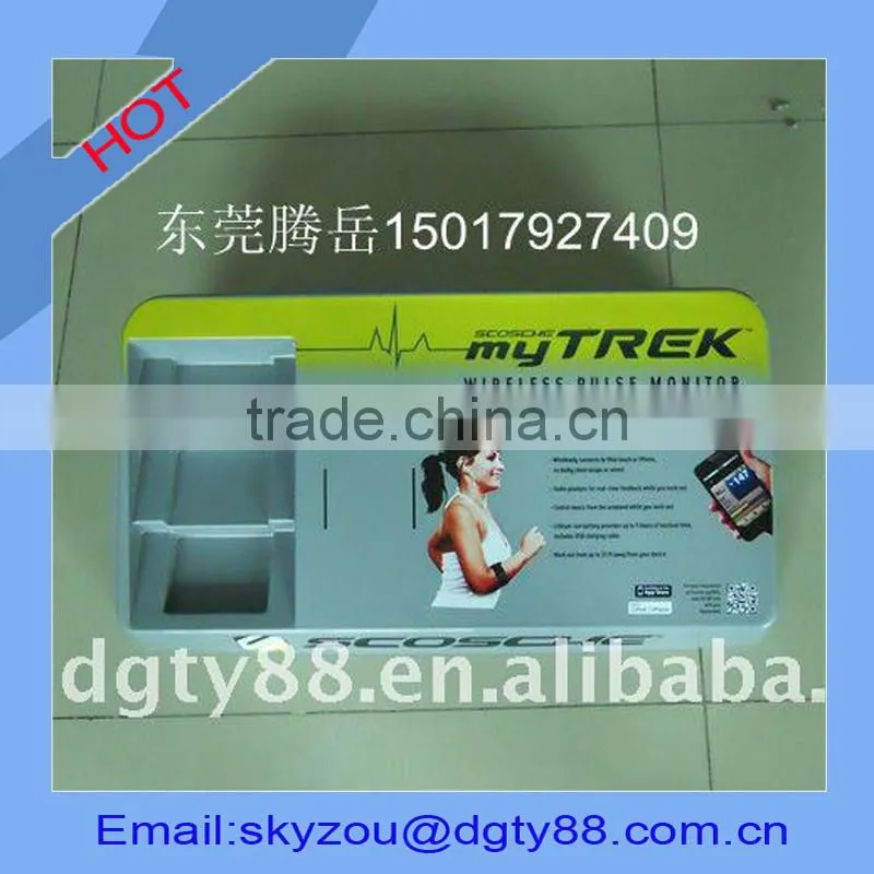 accept custom thermoforming blister plastic advertising display stand supply by oem factory