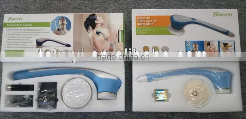 As seen on TV Spinning Spa Brush waterproof electric bath brush with massage function