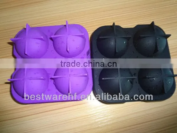 6 cups FDA silicone ice ball mold maker in Shenzhen Guangdong China