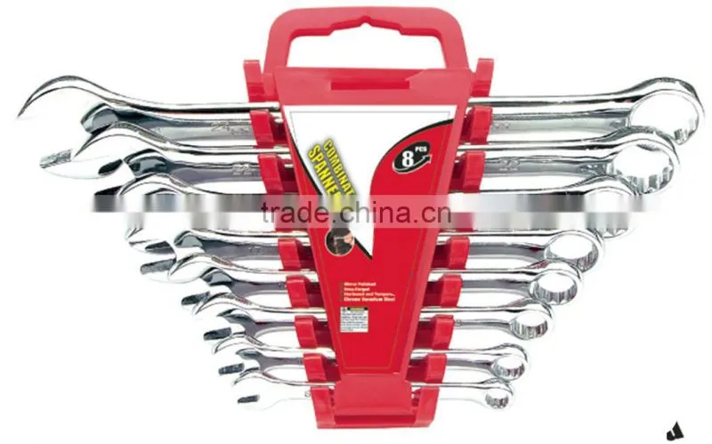 8 pcs combination spanners wrench set 8-24mm / Repair tools