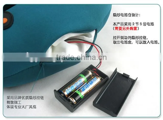 Hot sale Massage neck pillow / vibrating massage pillow