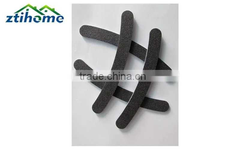 Banana shape emery board nail files for manicure