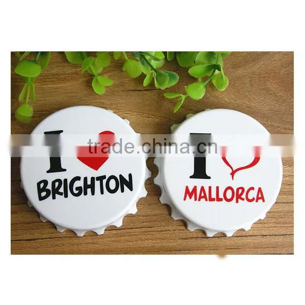 Cap Shaped Fridge Magnet Bottle Opener/Hot Sale Creative Beer Bottle Opener/Bottle Opener