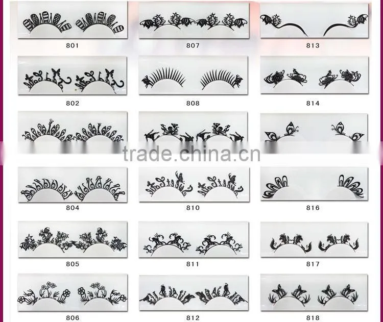 Zhejiang hand made paper-cutting fish false eyelashes