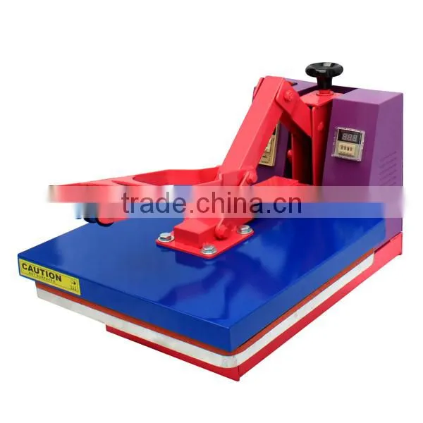 Hot sale small size manual heat press sublimation transfer machine