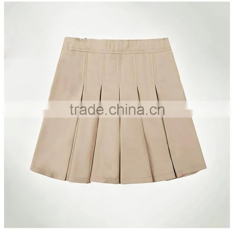British Khaki student girl Skirt all-match autumn dress pleated skirt