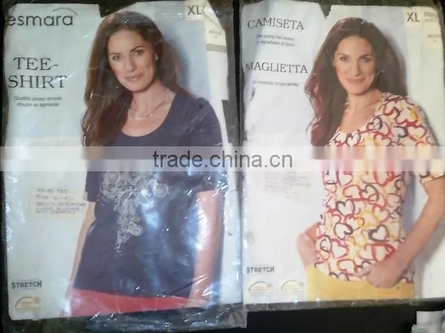 Ladies Fashionable T Shirt (Garment Stock lots / Apparel Stock / stocklots / Garment Apparel from Sri Lanka / Bangladesh)