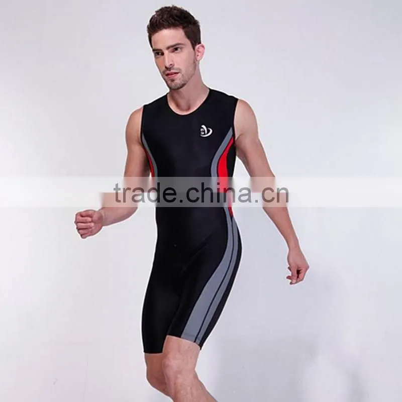 Swimming Running Cycling Jersey Suit Sleeveless Pro wetsuit surfing Triathlon Suit