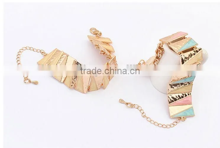 Restoring ancient ways punk bracelet female personality geometry joker alloy bracelet bracelet