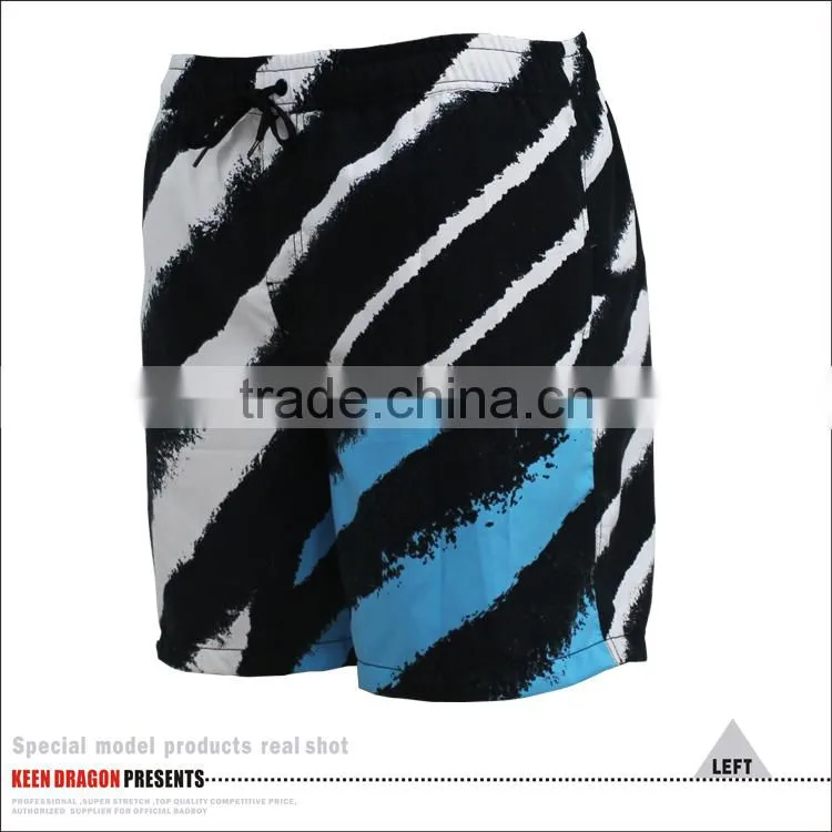 fashion design custom style elastic waist swimming-bermuda-shorts
