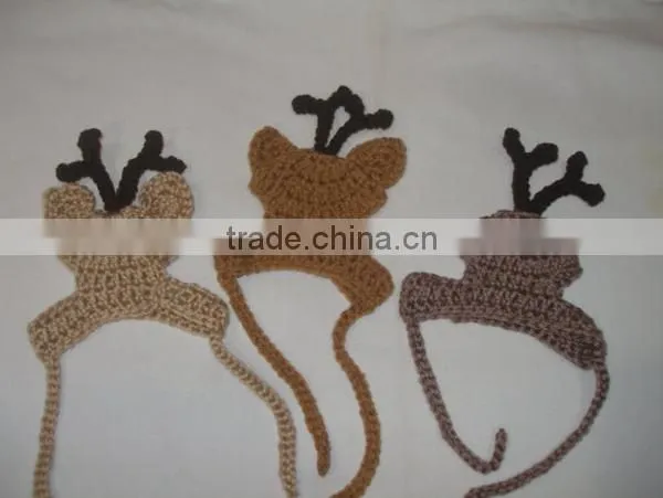 Fashion winter reindeer antlers dog hat