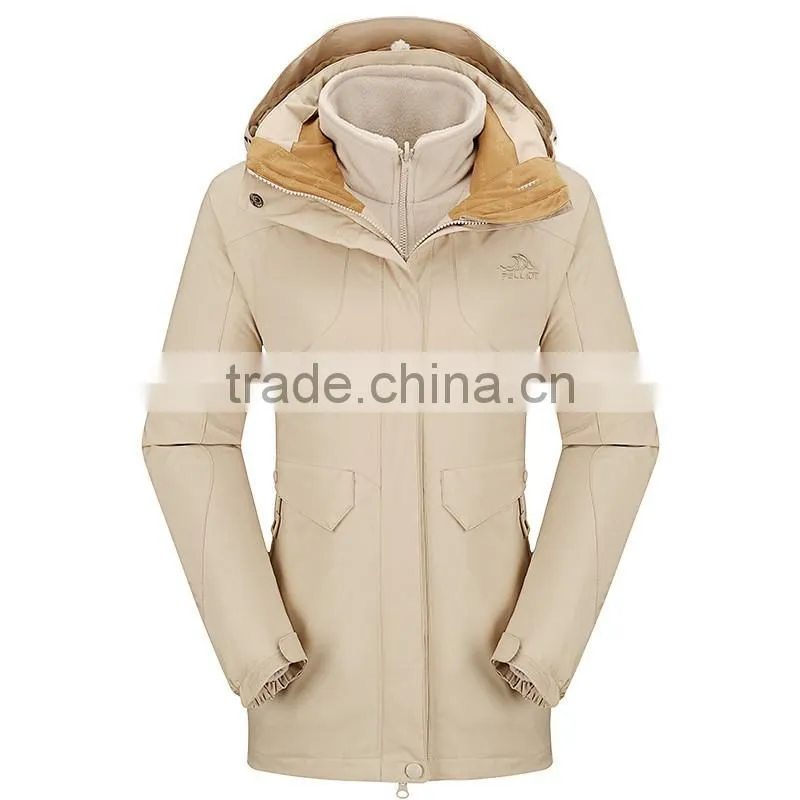 2017 PELLIOT Waterproof Windbreaker BomberJacket Women