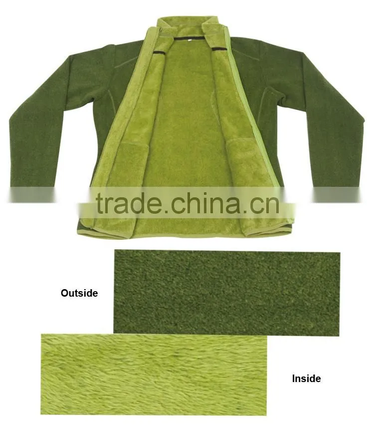 Custom high quality fashion sports polar 100% polyester fleece Jacket