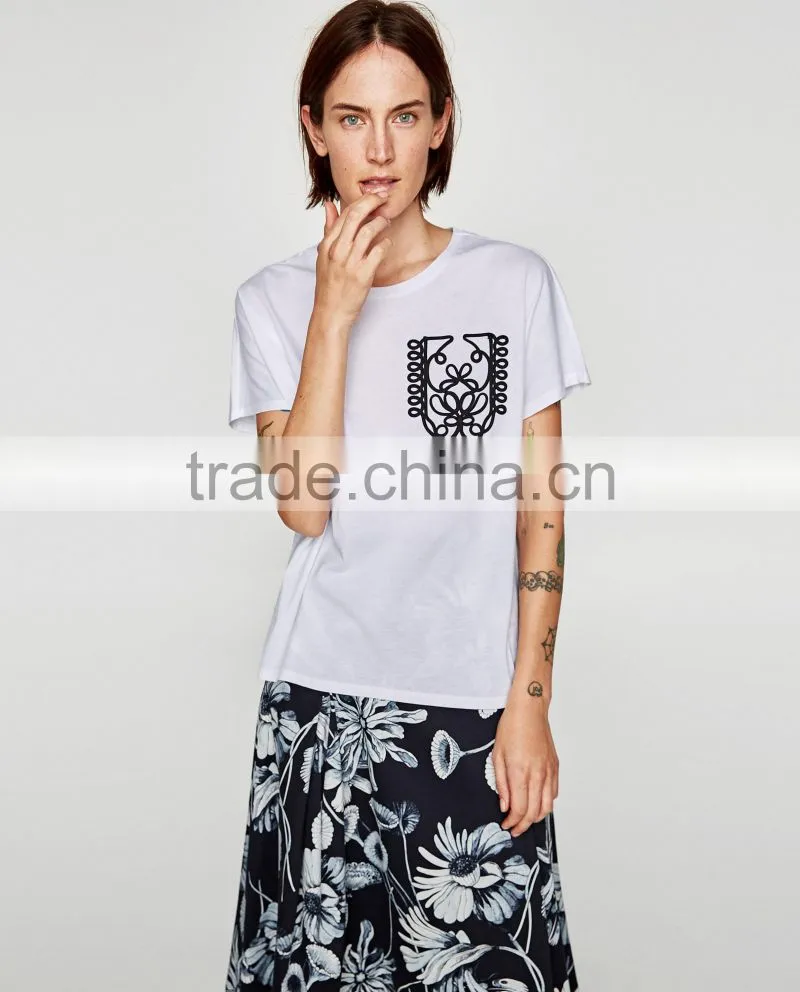 Guangzhou Shandao Factory OEM Customized New Design Hot Sale 160g 100% Cotton Short Sleeve O-Neck Screen Printing T Shirt