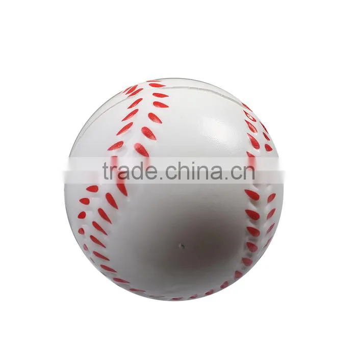 PU Leather Pet Products Toy Baseball White