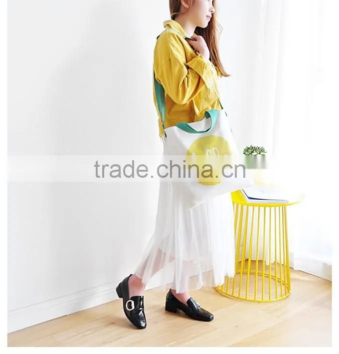 High fashion vintage canvas messenger bag customized printed canvas duffle bag