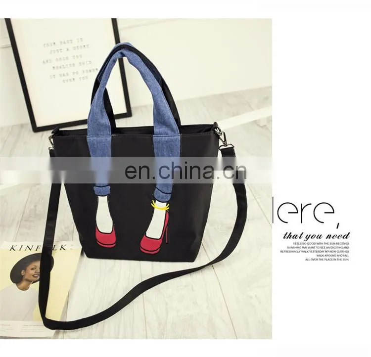 JL Bag17025 2017 Woman Bag Canvas Leisure Bag Modern Lady Bag