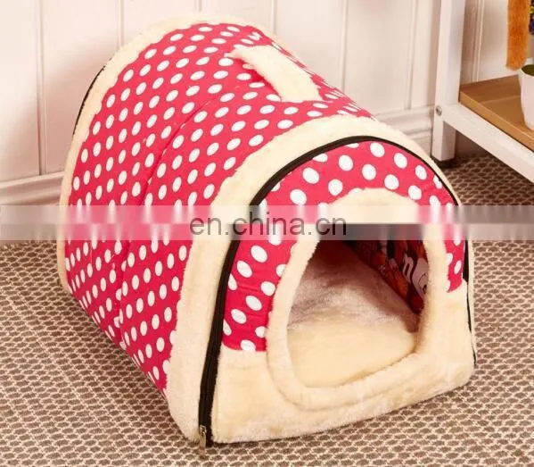 Portable Foldable Pet Dog Puppy Cat House Bed Cave Carpet Covers