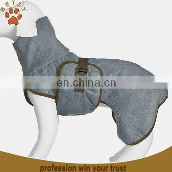 cute absorbent Dog towel and dog bathrobe coat