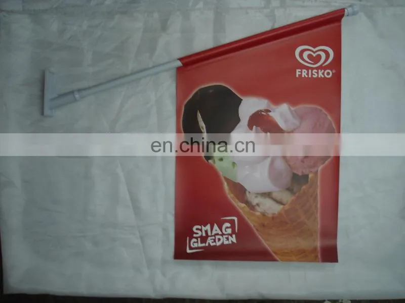 good material plastic flagpole wall decoration flag
