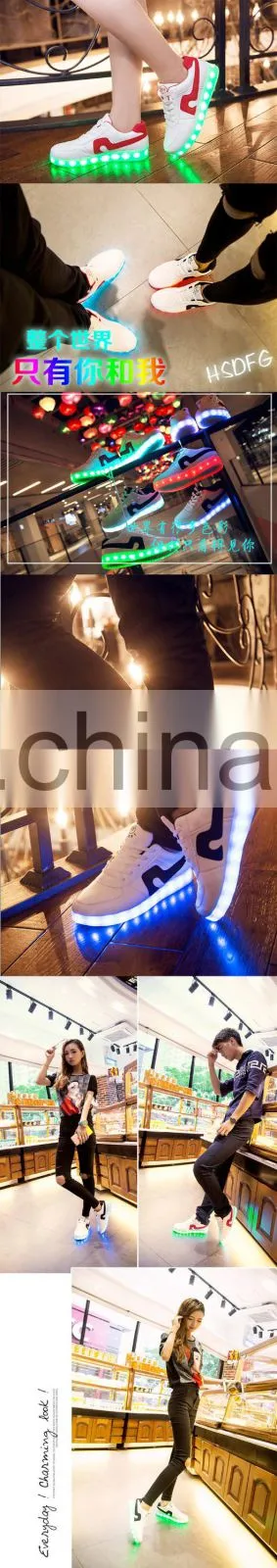 charmingful light up style young generation sports led shoes